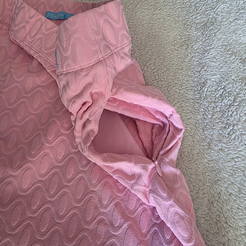 J.McLaughlin Womens Pink Textured Pleated Skort Size S Golf Tennis - Picture 7 of 9